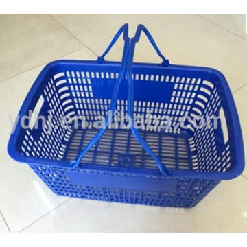 Wholesale Large Capacity New Plastic Supermarket Grocery Shopping Hand Basket